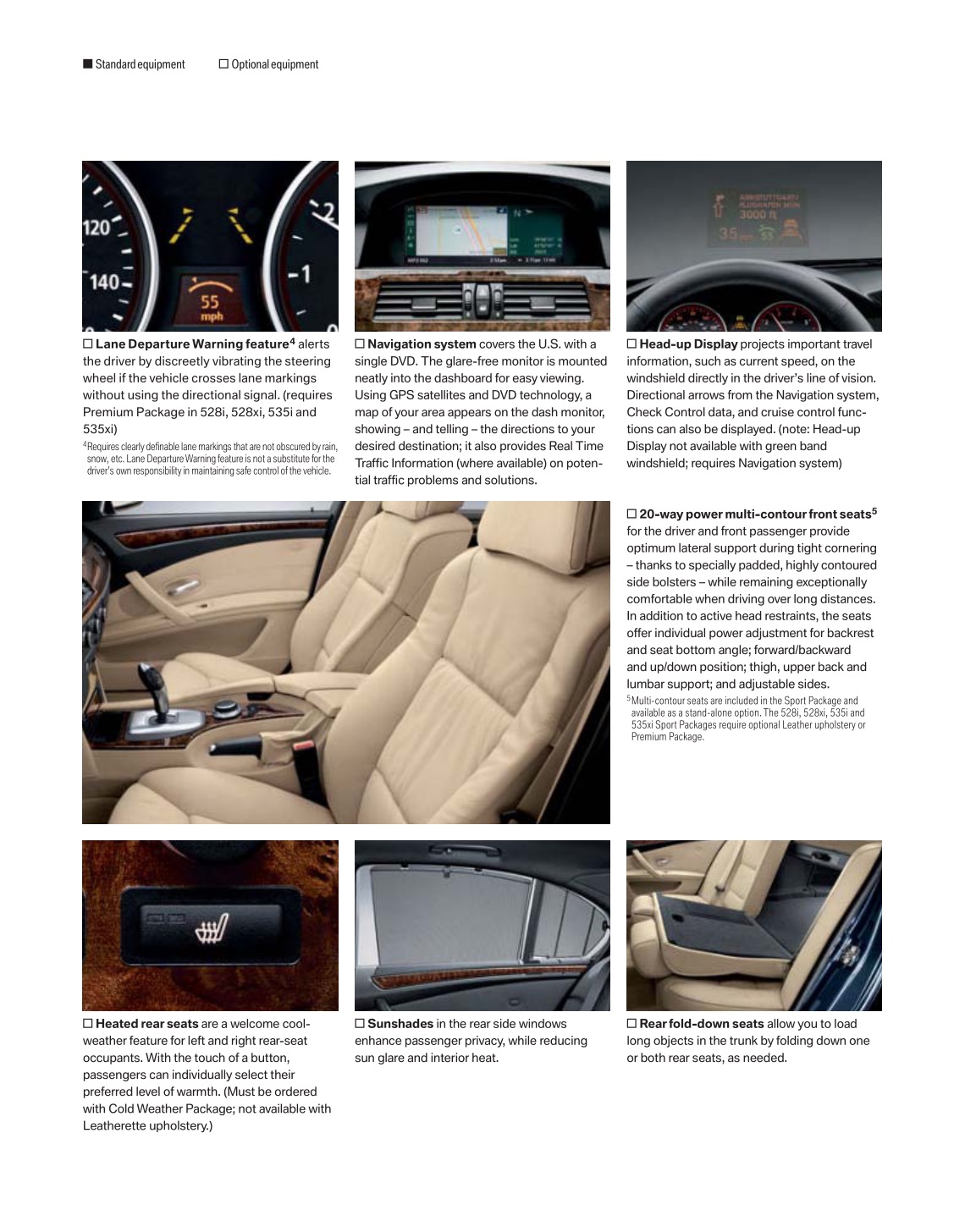 2008 BMW 5-Series Brochure Page 15